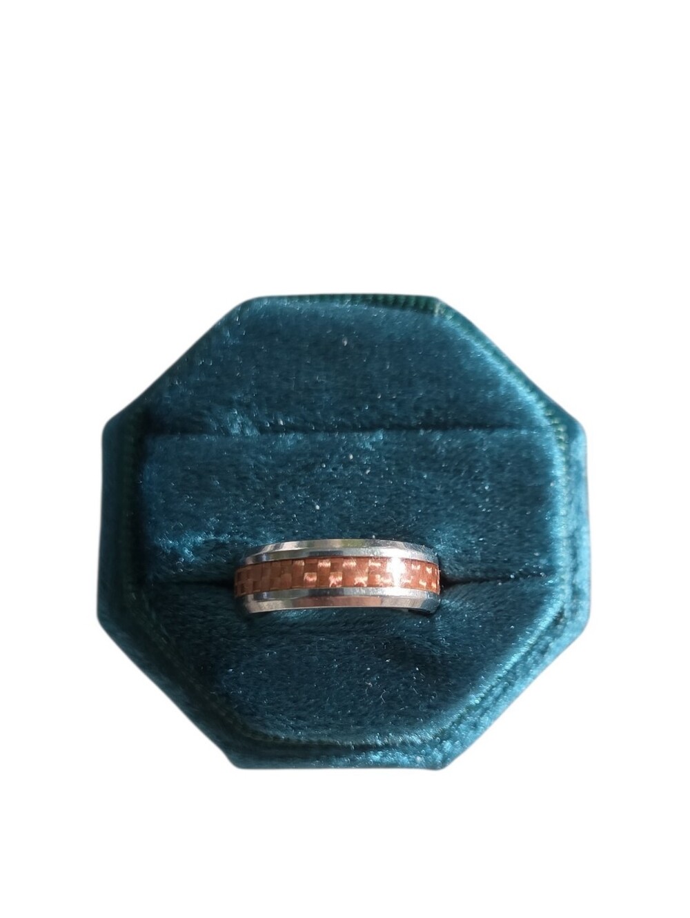 Size 5.5 Silver Two-Tone Men’s Band